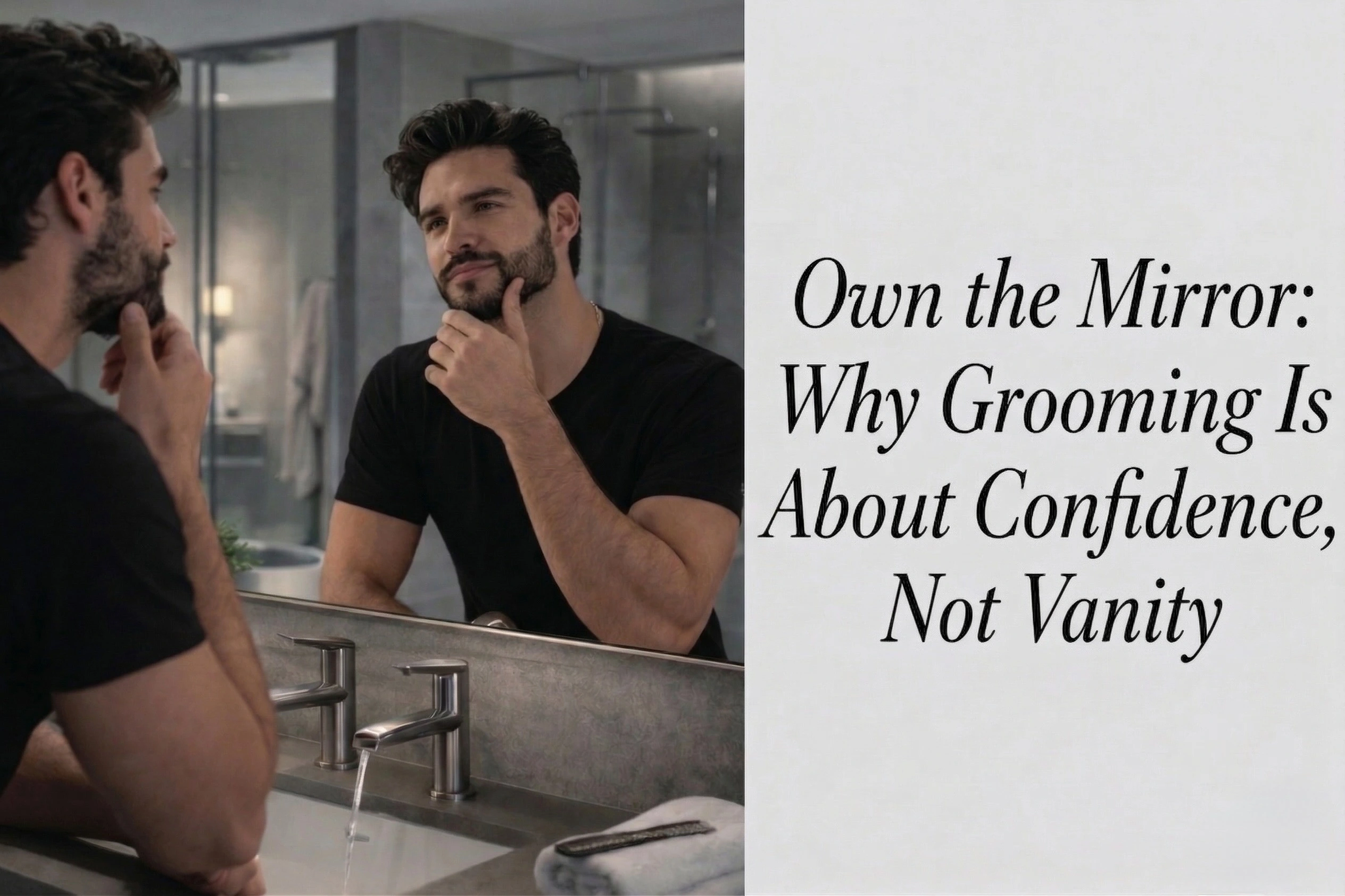 Own the Mirror: Why Grooming Is About Confidence, Not Vanity