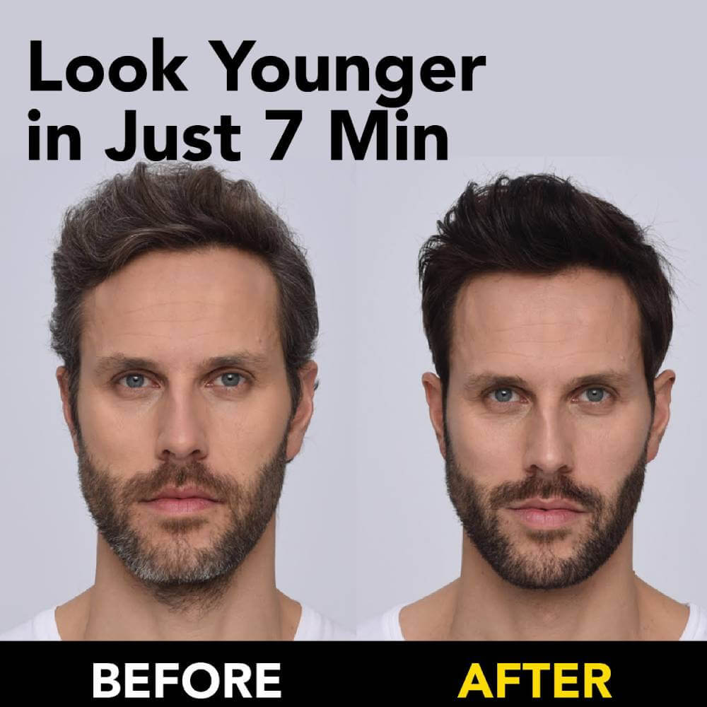 Cleverman Jet Black Hair & Beard Dye – salon-quality black color for men, smooth, even application with organic oils.