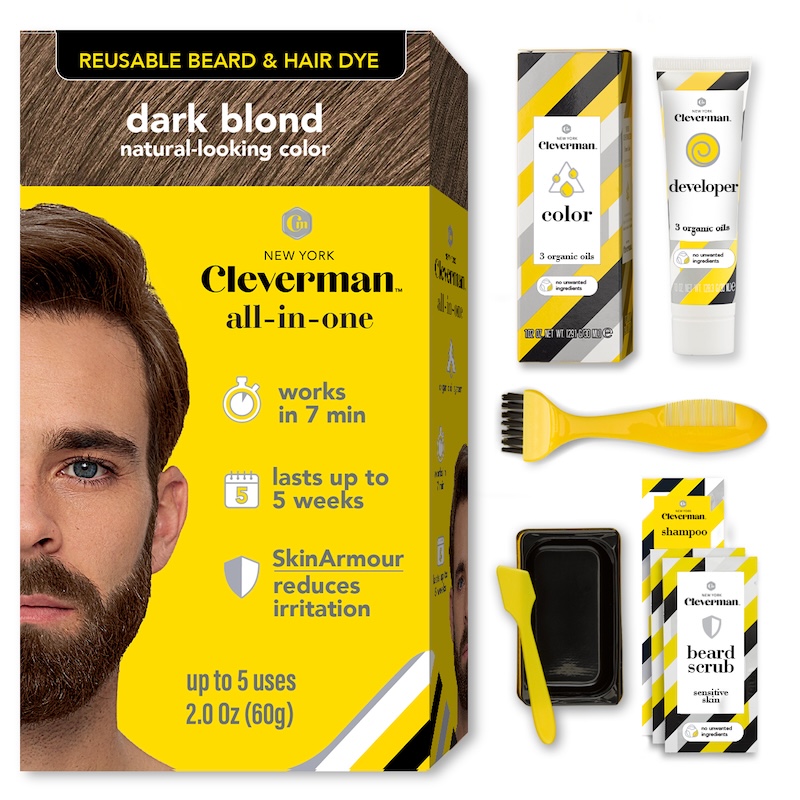 Dark Blond Hair and Beard Dye