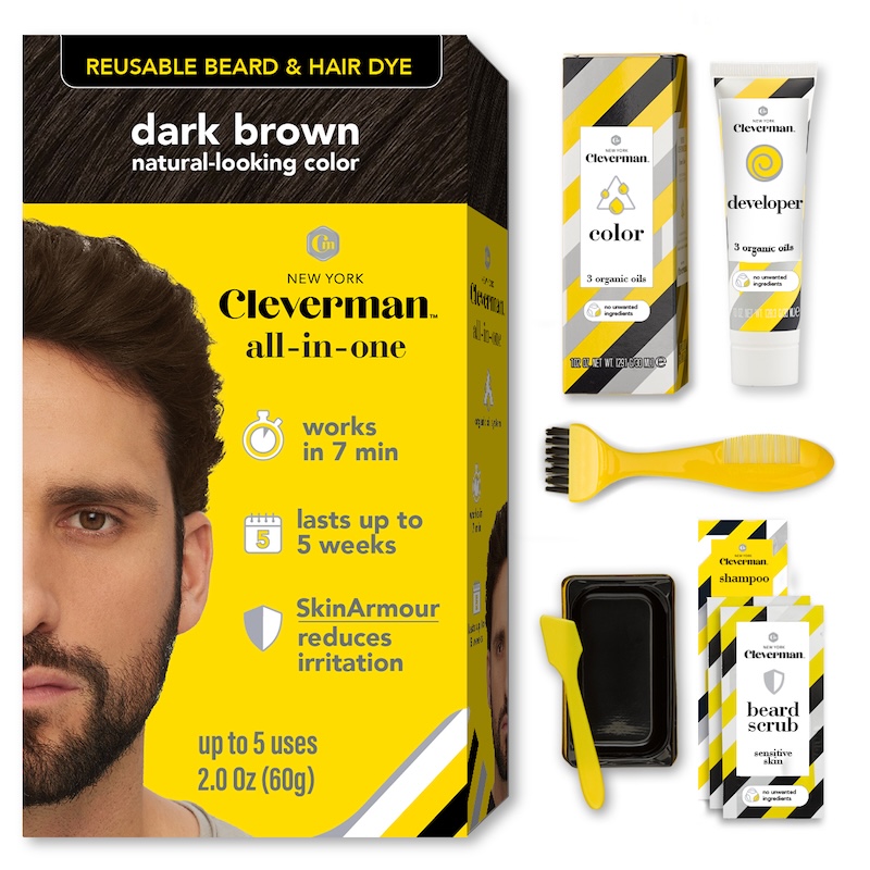 Dark Brown Hair and Beard Dye