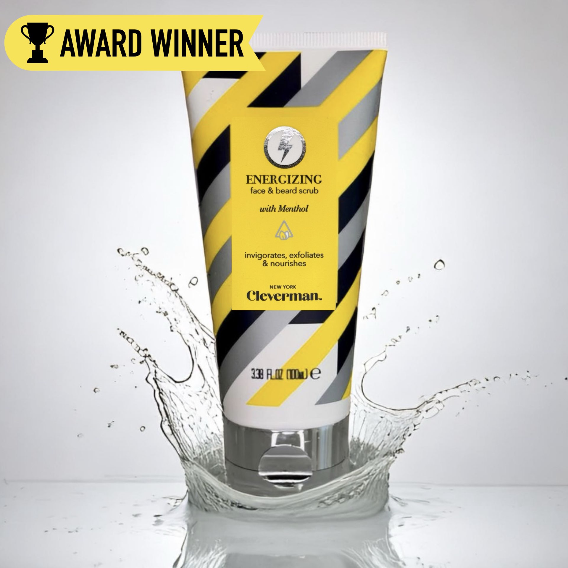 Energizing Face & Beard Scrub 3.38 oz. Deep Clean Refresh