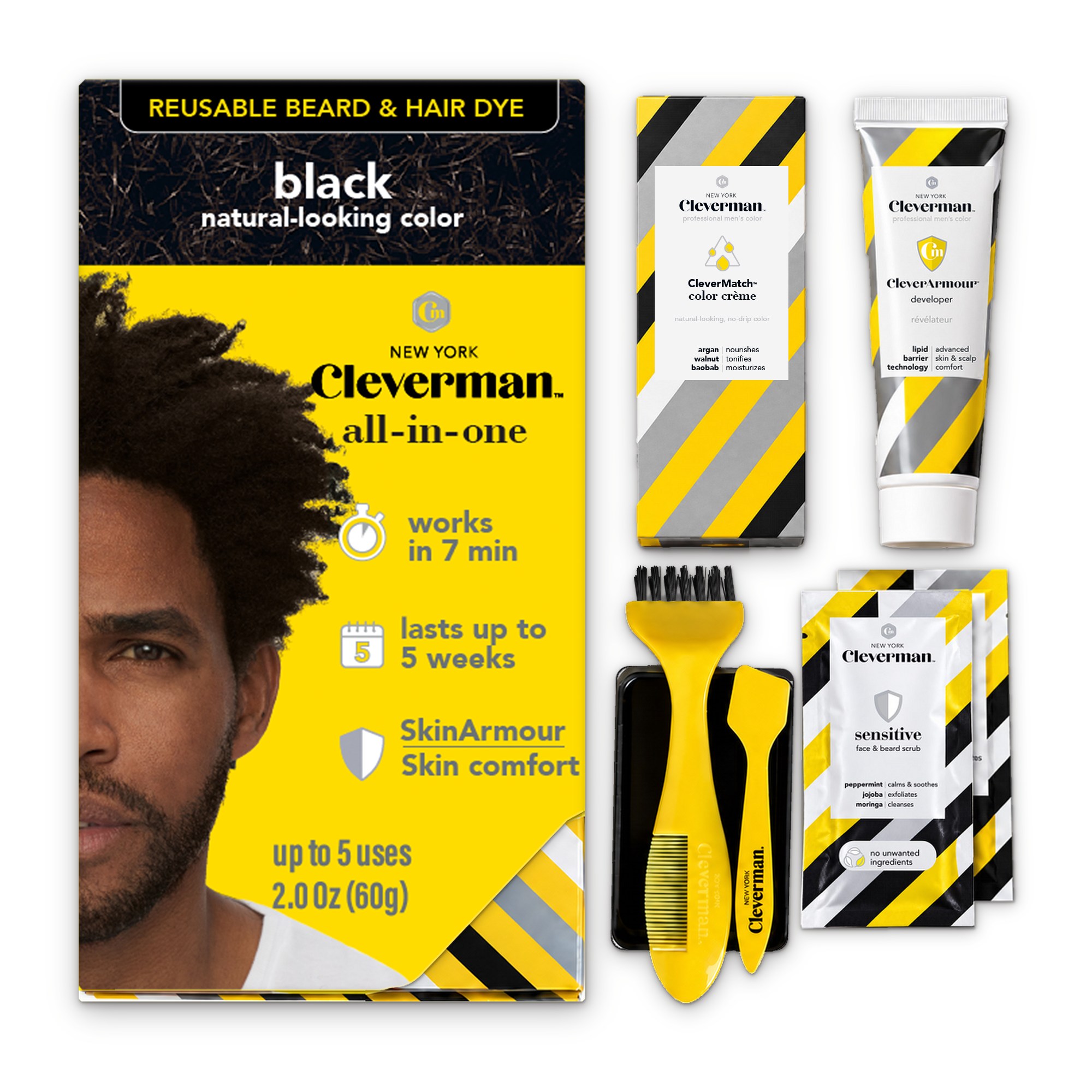 Black Hair and Beard Dye